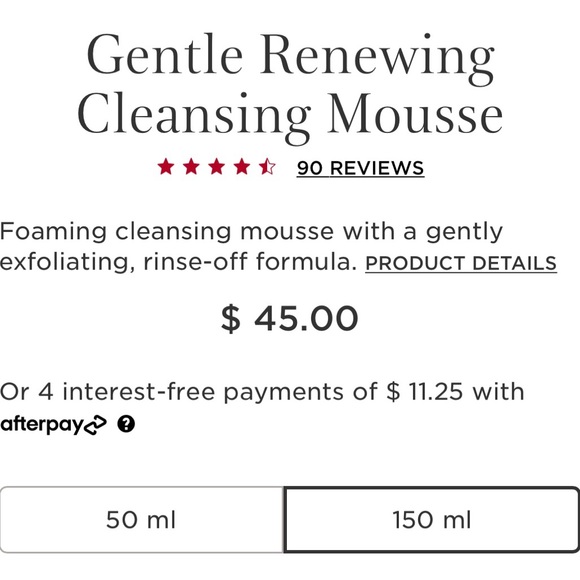 Clarins Gentle Renewing Cleansing Mousse 150ml - Picture 2 of 4